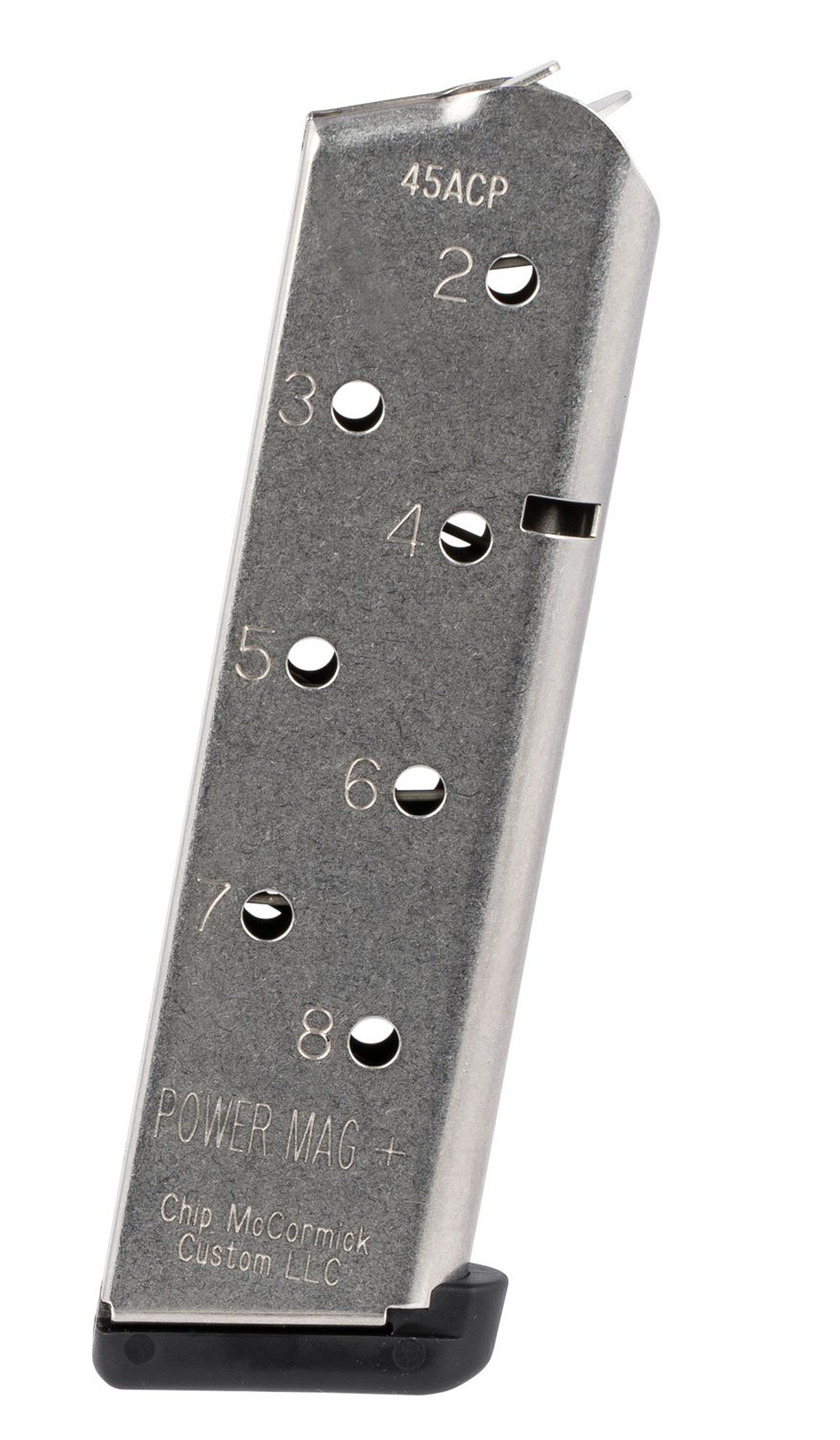 CMC Triggers Power Mag Plus 1911 .45 ACP 8-Round Stainless Magazine - CMC Triggers - 8RD