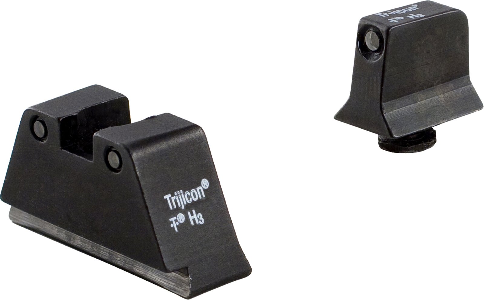 Trijicon Bright & Tough Suppressor Night Sight Set Glock 9mm/.40 Black - Trijicon