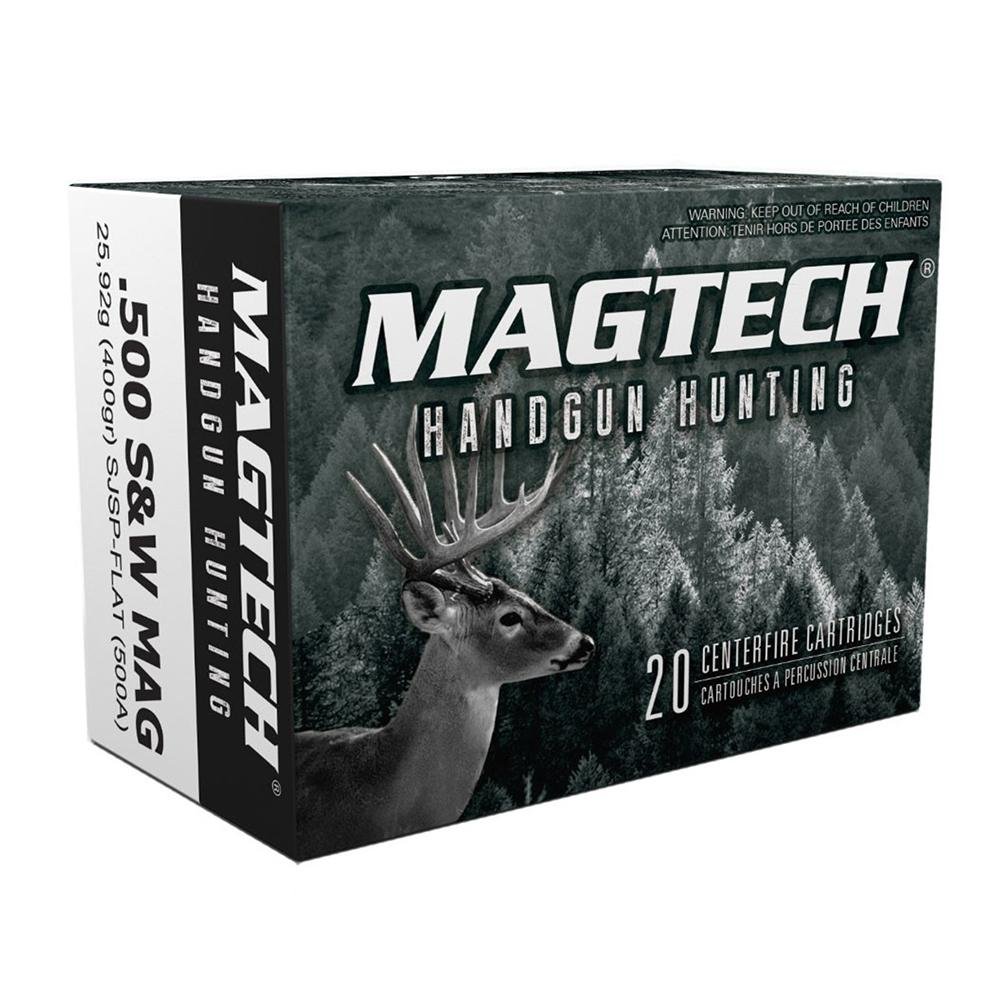 Buy Magtech 500A 500 S&W Mag 400gr SJSP FP Ammo 20rds online