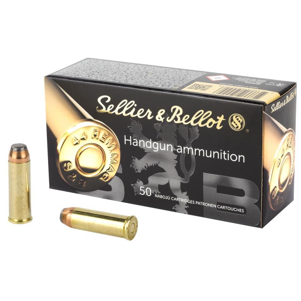 Sellier & Bellot SB44A 44 Remington Magnum 240 gr Soft Point 50 Rounds - Sellier & Bellot - 44 Rem Mag