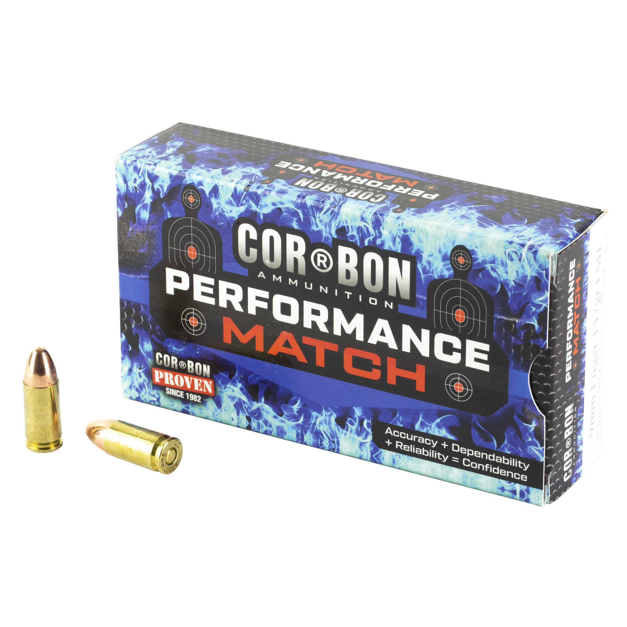Corbon PM09147 9MM 147 Grain FMJ Ammo, Box of 50 Rounds - Corbon - 9MM
