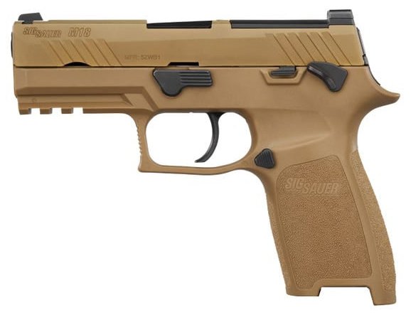 Buy Sig SAUER M18 CSS 9mm 3.9in 10rd Coyote Striker Pistol (M18-9-CSS-MS-10) online