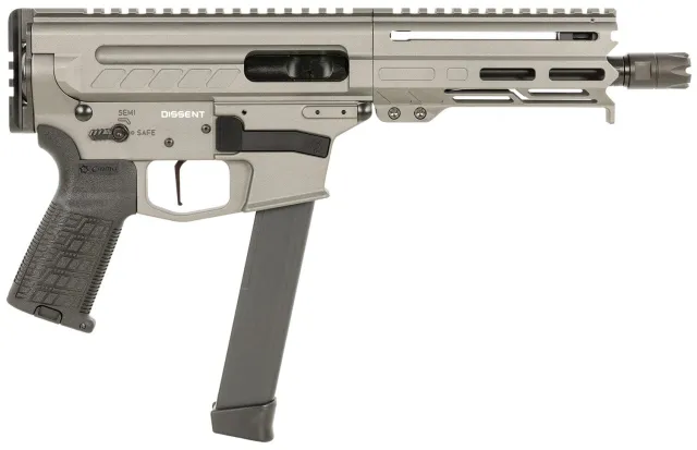 CMMG 99A68A2TNG Dissent MKGS 9mm Luger 33+1 6.50" Tungsten Gray Rec... - CMMG - 9mm Luger