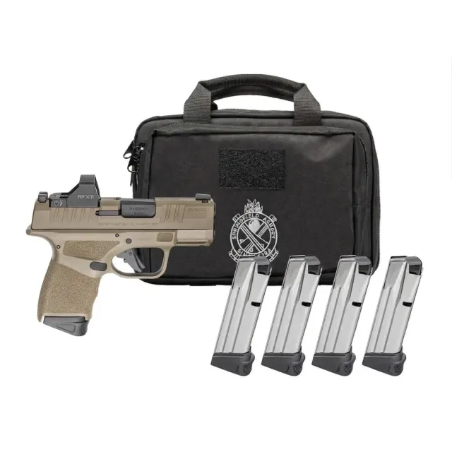 Springfield Hellcat Micro-Compact OSP 9mm 3 In FDE 13+1 RFX11 4 Mags - Springfield Armory - 9mm for sale at Smoke Wagon Firearms