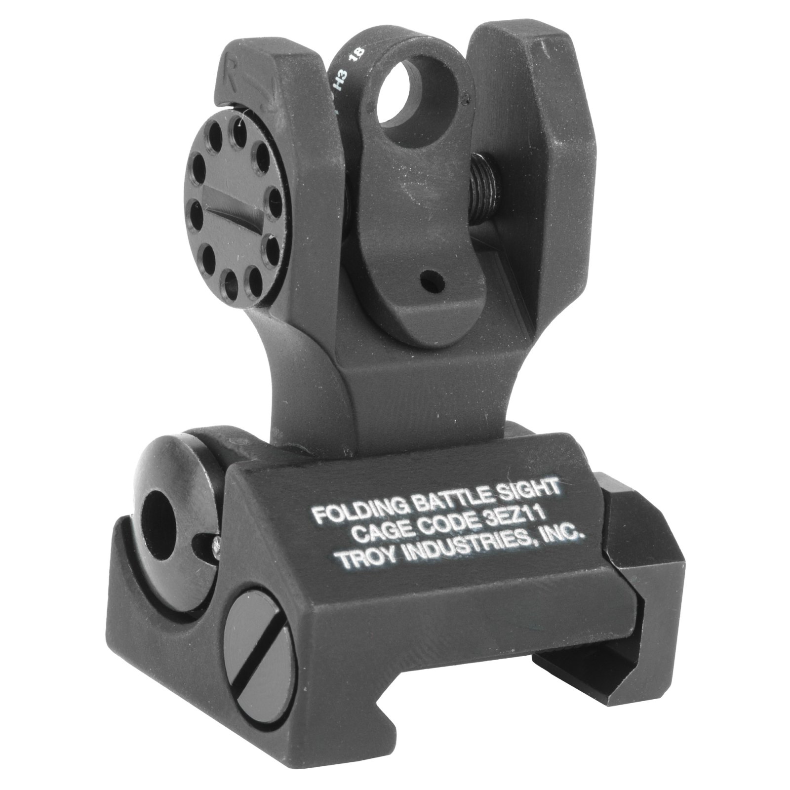 Buy Troy SSIGFBSRTBT00 Tritium Rear Folding BattleSight Black Anodized AR-15 online