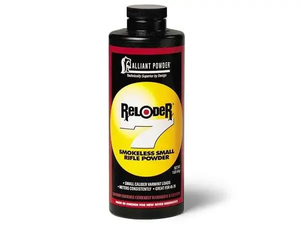 Alliant Reloder 7 Smokeless Powder 1 lb. - Small Caliber Varmint Loads - Consistent Metering