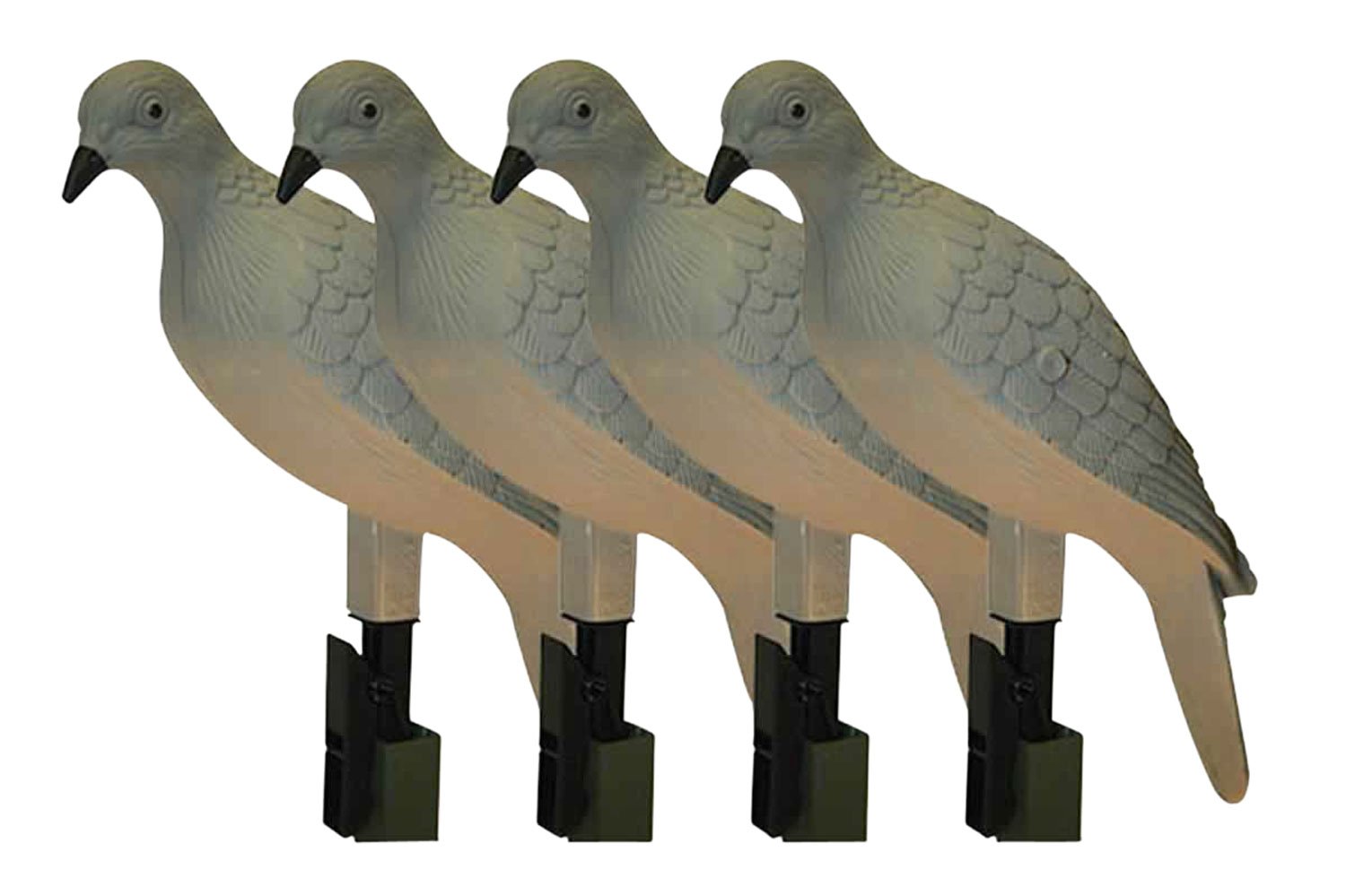 Buy Mojo Outdoors HW9004 Clip-On Dove Decoys 4-Pack Realistic Plastic online