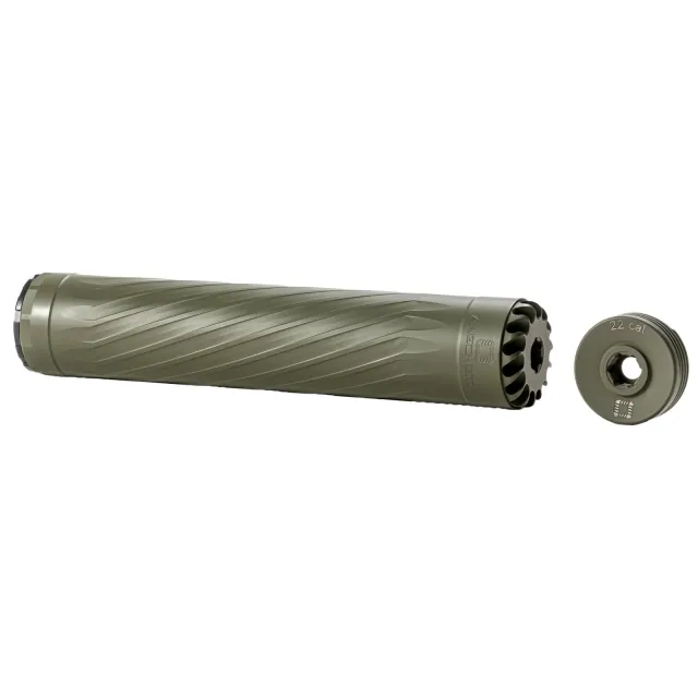 ANECHOIC X-223-OD-L Suppressor, 223 Rem/556NATO, Titanium, Olive Drab
