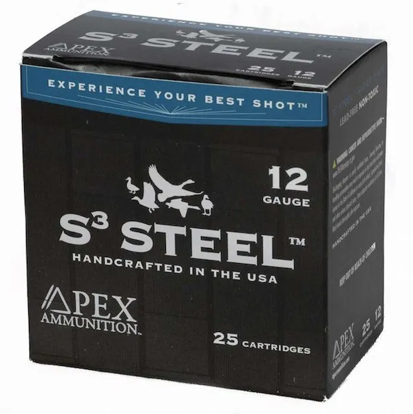Apex Tactical Specialties Waterfowl S3 12 Gauge 3in 1-1/4oz #BB 25 Box - Apex Tactical Specialties - 12 Gauge