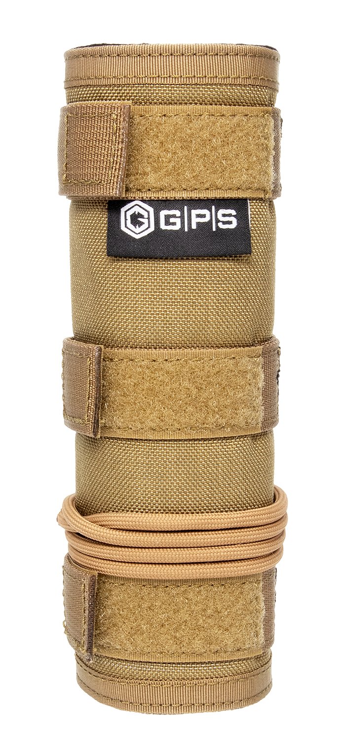 GSM Outdoors Tactical Suppressor Cover 7.5In 1000D Nylon Tan - GSM Outdoors