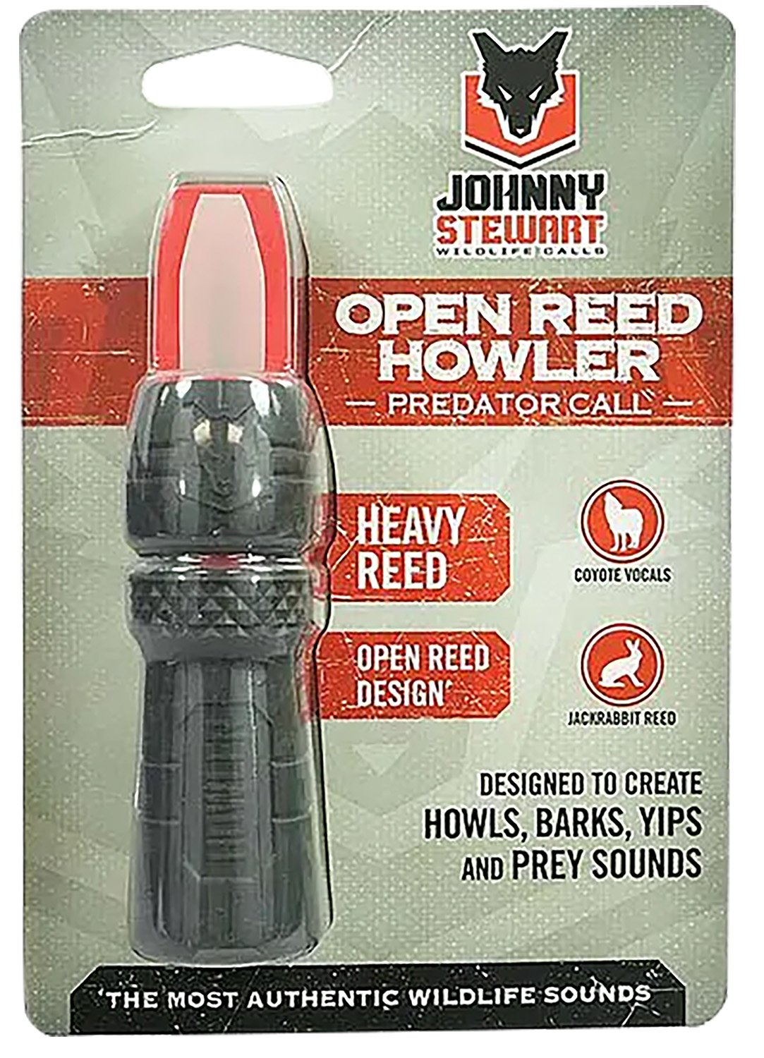 HS Precision Johnny Stewart Open Reed Howler Predator Mouth Call - HS Precision