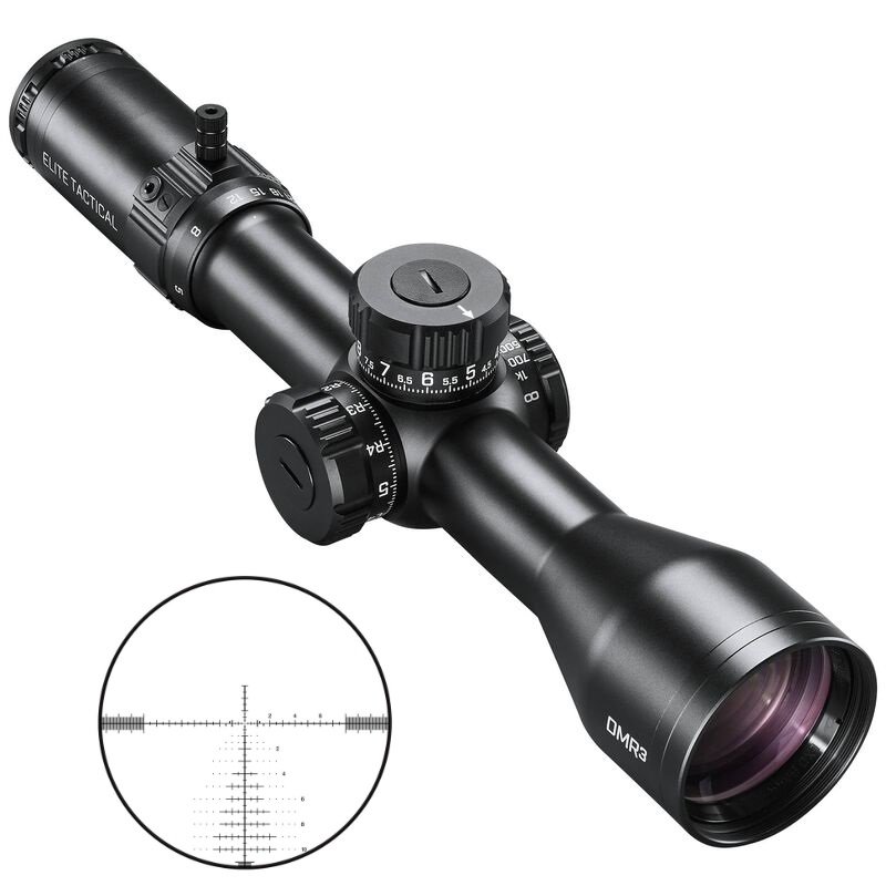 Bushnell Elite Tactical DMR3 3.5-21x50mm 34mm FFP G4P Black - Bushnell - 50MM