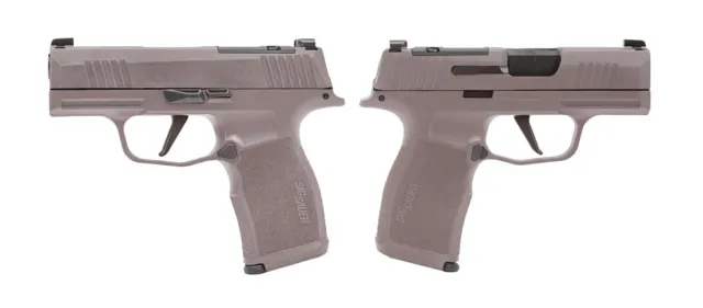 SIG SAUER P365X ROSE GOLD 9MM PSTL 3.1" BBL 2-12RD MAGS, OPTC PLTE COVER