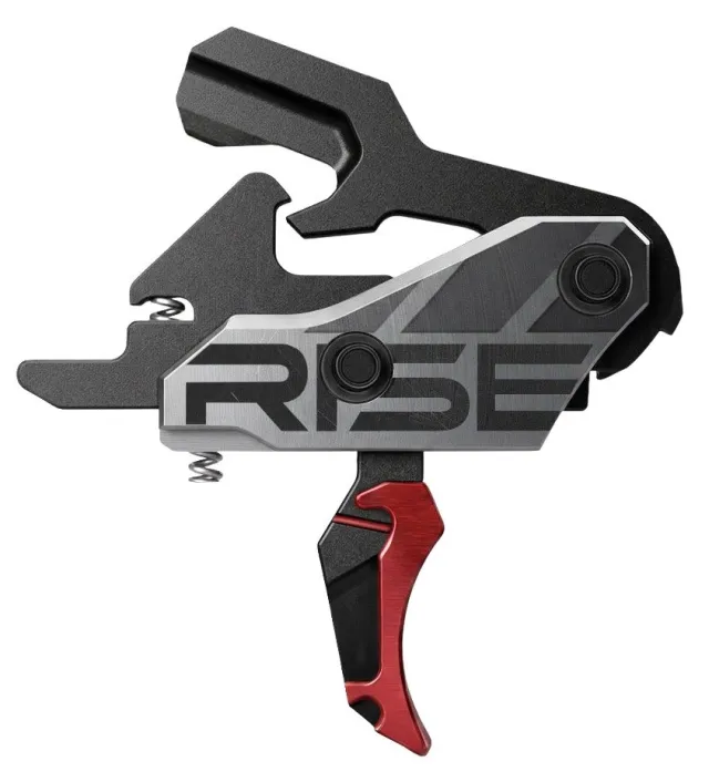 RISE T24-C-BR BLTZ G2 TRIG BLK/RED CRV INTER BLD - RISE