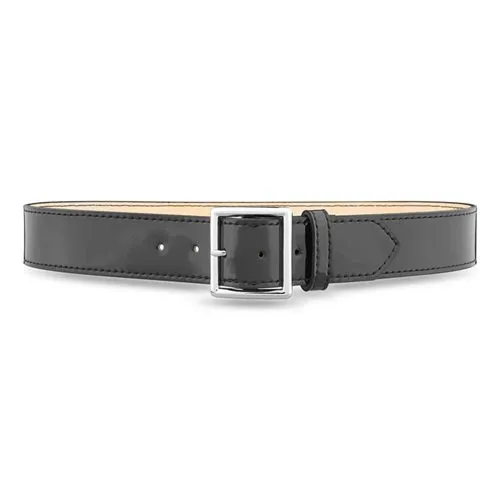 Dutyman Garrison Belt 1-3/4 In Hi-Gloss Leather Nickel Buckle