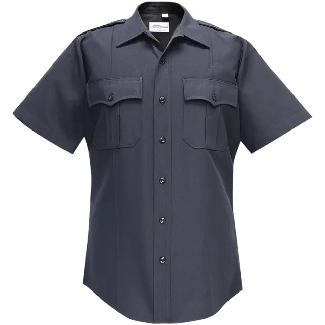 Flying Cross Tropical Short Sleeve Shirt Convertible Sport Collar Large