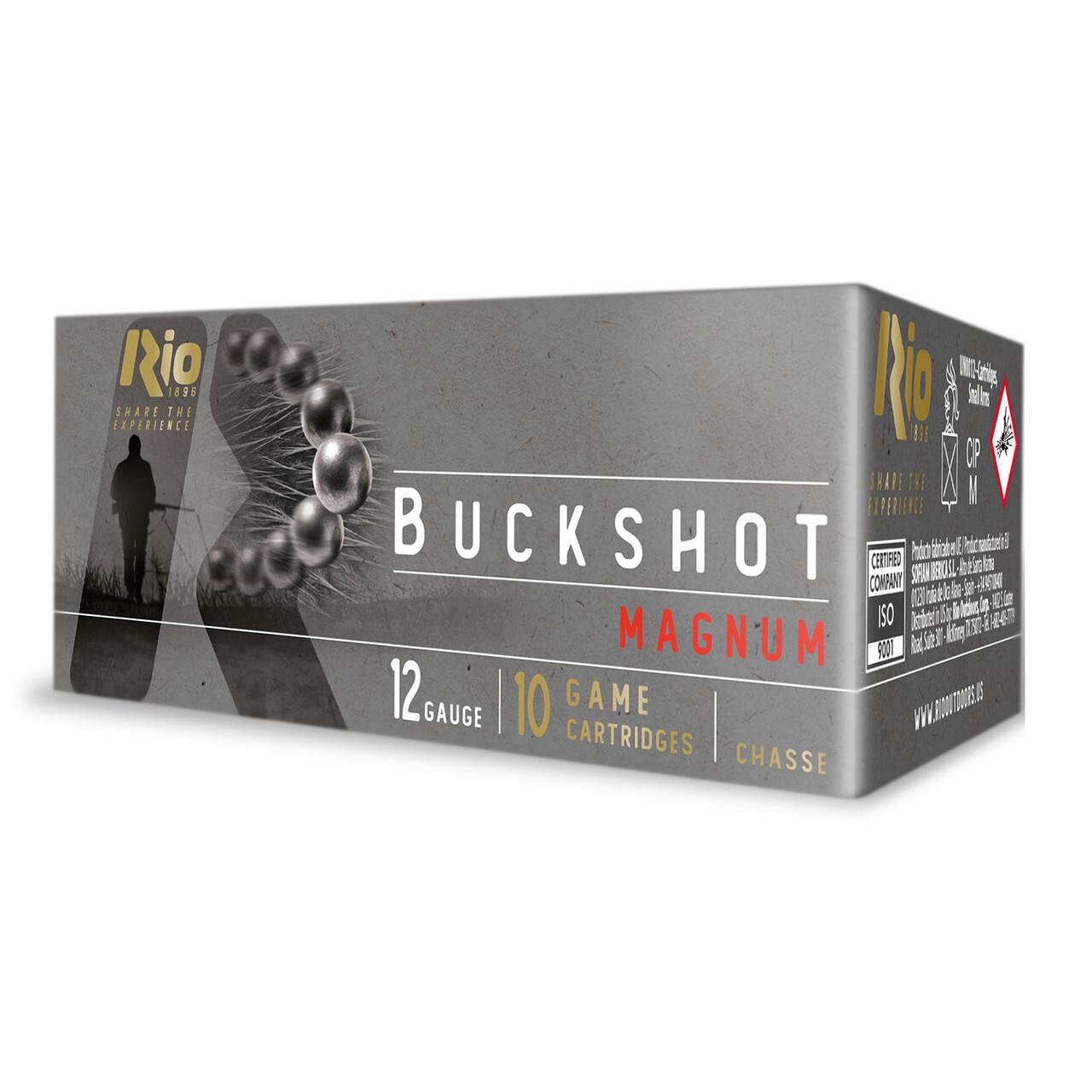 Rio Outdoors Corp Rio Royal Buck 15P 12ga 3 In 15plt #00 1200fps 10ct - Rio Outdoors Corp