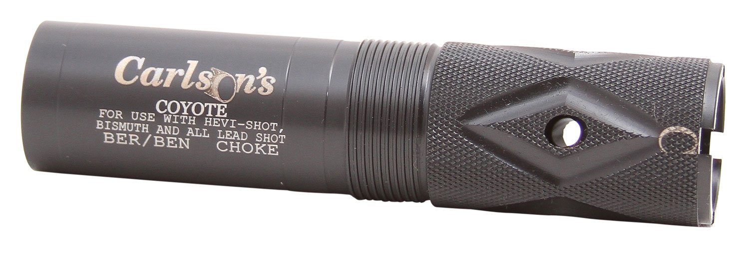 Carlson's 12 Gauge Beretta Benelli Black Choke Tube 30042 - Ported, Coyote Hunting, Waterfowl, Predator, 70 Yards Range, T & #4 Buckshot Loads - Carlson - 12 GAUGE