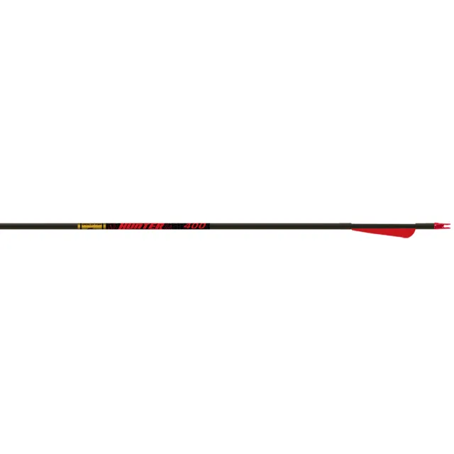 Gold Tip HUN340A46 Hunter Arrows 340 4" Vanes 6-Pack - Gold Tip