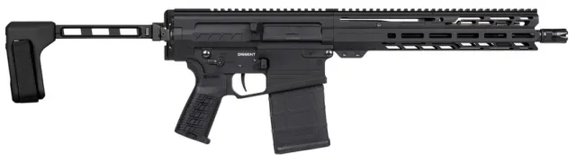 CMMG 38A850CAB Dissent MK3 Braced .308 Win 12.5" Armor Black Pistol - CMMG - .308 WIN