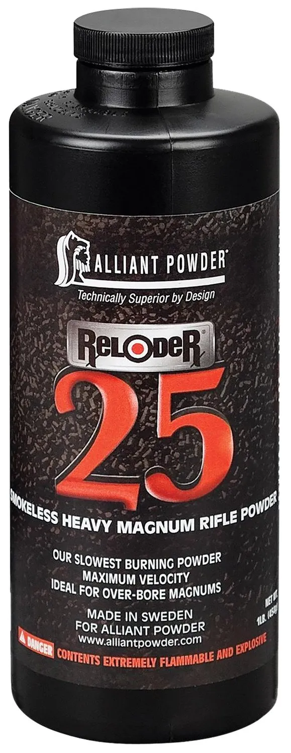 Alliant Powder Reloder 25 Smokeless Powder 1 lb. - High Energy for Magnum Loads