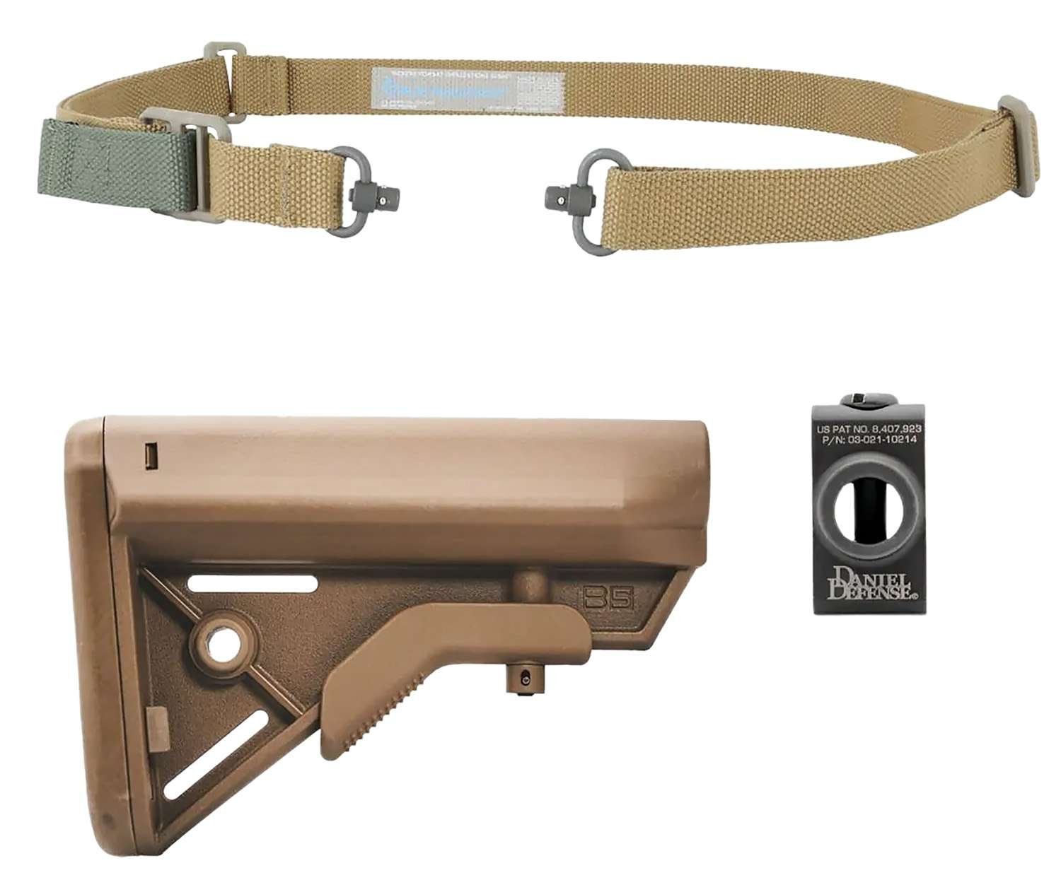 Blue Force Gear M4 Modern Combat Sling Kit Coyote Brown KSP0088CB - BLUE FORCE GEAR