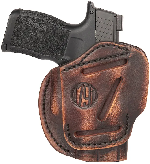 1791 Gunleather 3WH2VTGA 3-Way Leather Holster Ambidextrous Size 02 - 1791 Gunleather