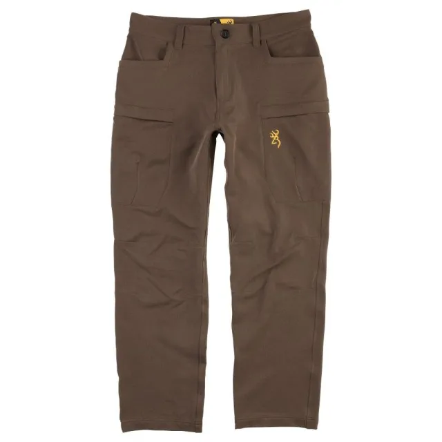 Browning Pahvant Pro Pant Major Brown 38 - Wind Resistant, Water-Resistant, Stretch Fabric - Browning