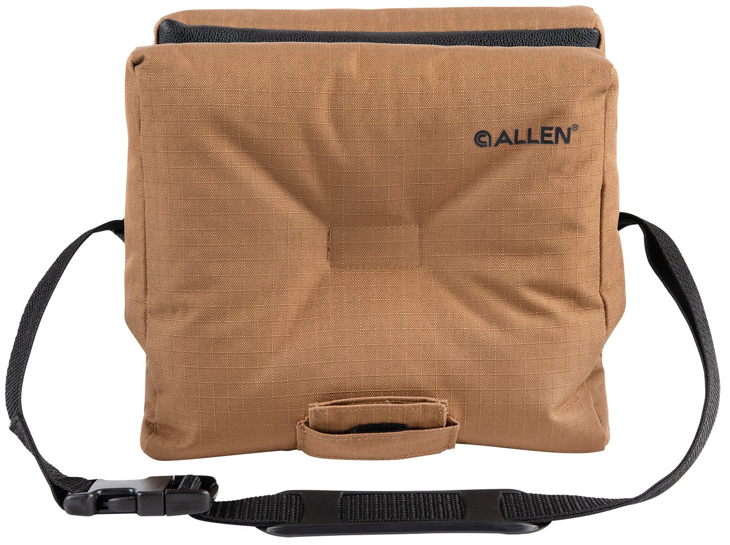 Allen Company 18420 Bench Shooting Bag 600D Polyester Black/Tan Unfilled - Allen Company