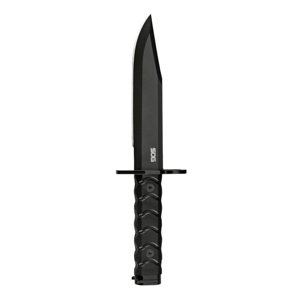 SOG BAR15C Bayonet 7 in AUS-8 Steel Black G10 Handle Fixed Knife - SOG