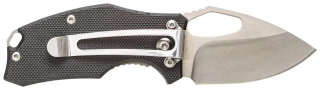 Smiths Lil Choncho Folding Drop Point Knife 2.2" Polished 400 SS Blade Black G10 Handle - Smith's