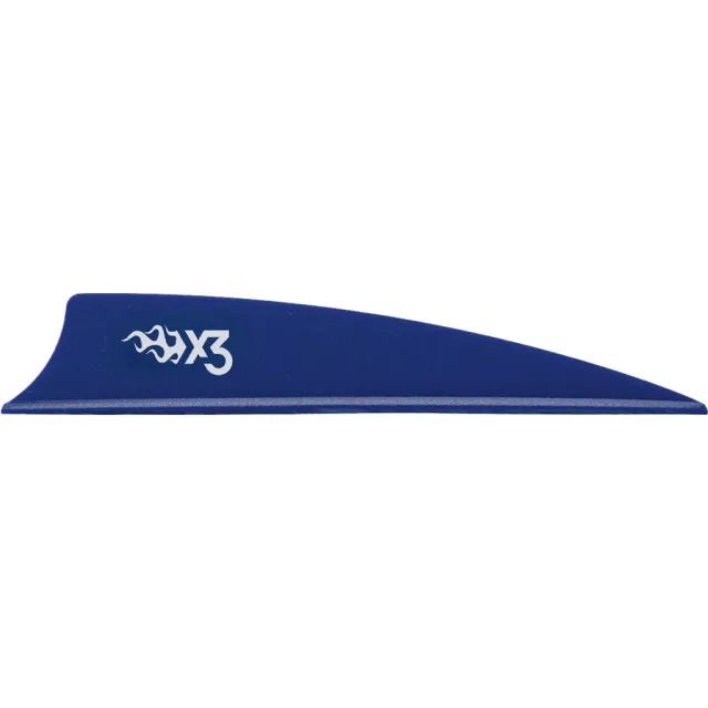 Buy Bohning X3 Vanes Shield Cut 3 in. Blue 36 pk. online