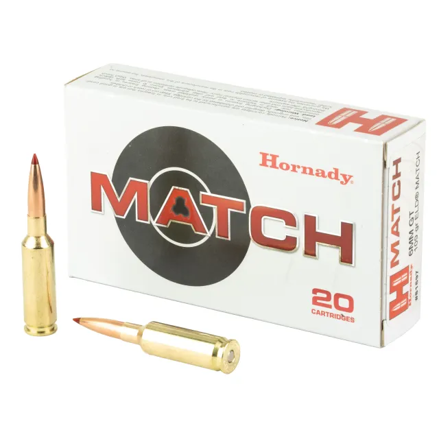 Buy Hornady Manufacturing Company Match 6mm GT 109gr ELD-M 20/Box 81597 online