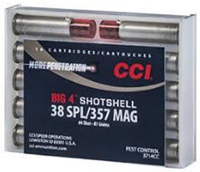 Buy CCI 3714CC Big 4 Shotshell 38Special/357Mag 84gr #4Shot 10 Per Box/20 Case online