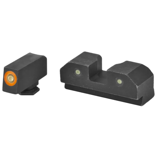 Buy XS Sights GLR012P6N R3D Night Sights Glock Green Tritium Orange Front online