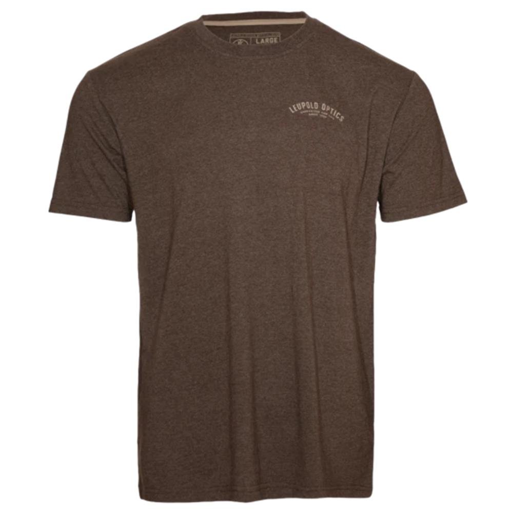 Leupold Antler Range Tee Brown Heather 2XL - Leupold & Stevens Inc.