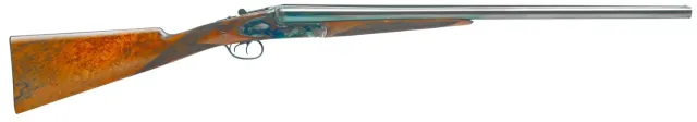 Dickinson LLC Plantation 28 Gauge Break Open 2.75" 2rd 30" Gloss Blued Side By Side Barrel, True Bone-Charcoal Case Hardening Engraved Receiver, English Style Turkish Walnut Stock - Dickinson - 28 Gauge