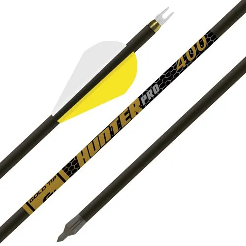 Gold Tip Hunter Pro Arrow 400 Raptor Vane 6 Pk. Model: Hpro400a26