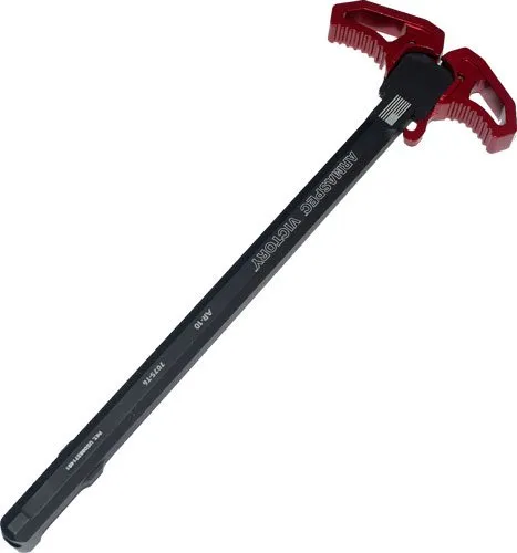 Armaspec ARM162RED Victory Ambidextrous AR-10 Charging Handle Red - Armaspec