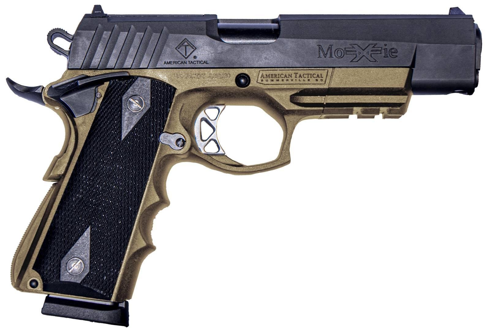 ATI ATIGFXH45MFDE FXH-45 Moxie .45 ACP 5" Barrel Night Sights Black/FDE - American Tactical Imports - .45 ACP