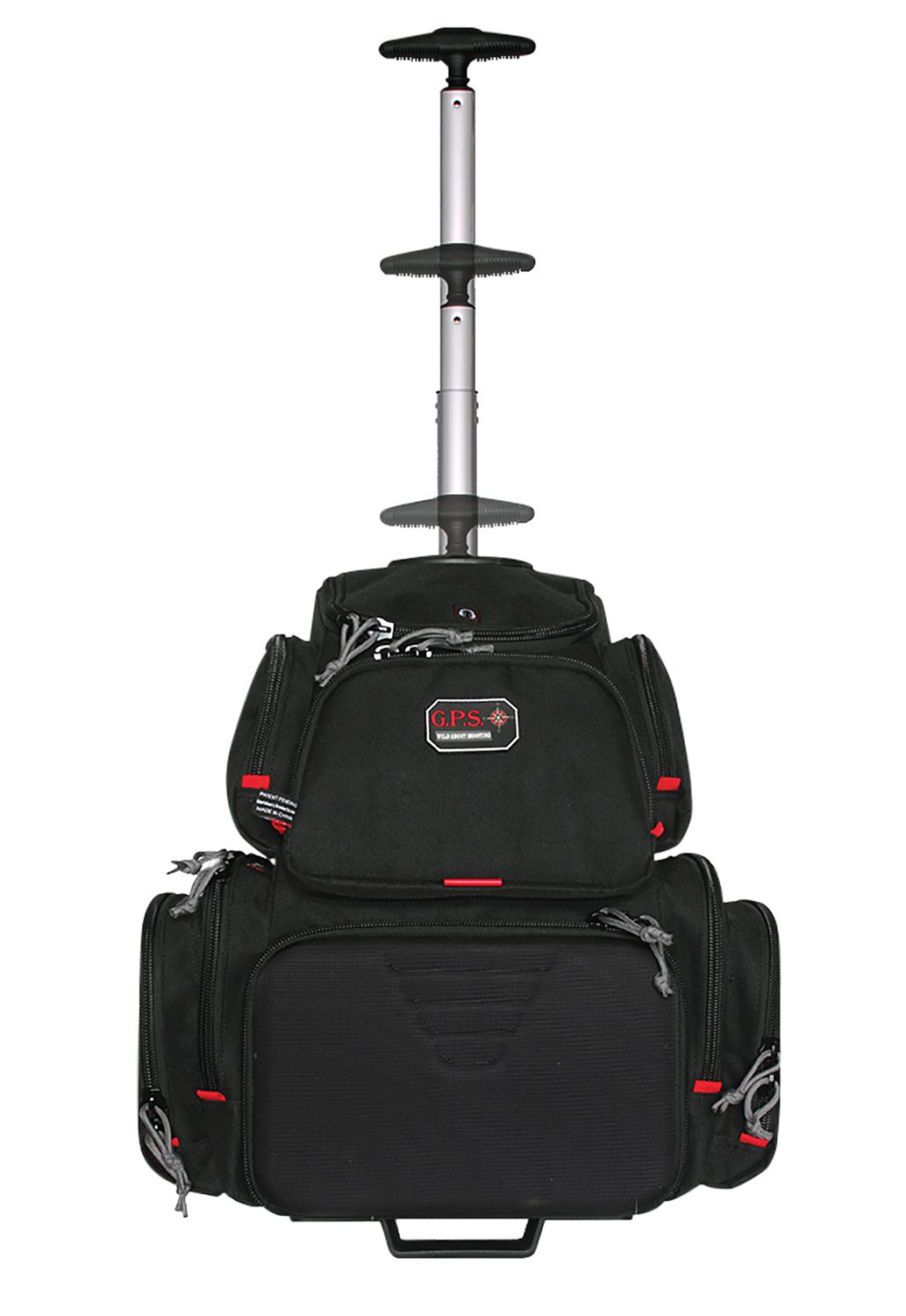 GSM Outdoors Handgunner Backpack Black GPS-1711ROBP 600cuin - GSM Outdoors