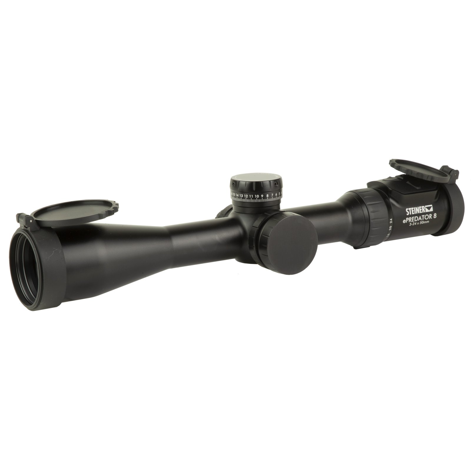 Steiner 3103 ePredator 3-24x50mm 34mm Tube Black Illuminated 4A-I - Steiner Optics - 50MM