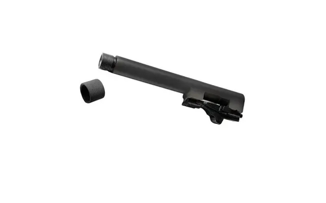 Beretta 92 Series Gen 3 9mm Extended Threaded Barrel, 1/2-28 Black, 5-inch Length, Matte Finish - Beretta - 9MM for sale at Smoke Wagon Firearms