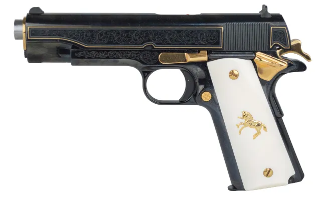 Buy CLT CLASSIC 1911 45ACP POLISHED GOLD ENGRAVED online