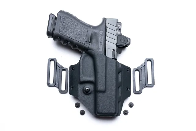 CRUCIAL CONCEALMENT Covert OWB MPN 1201 Black Adjustable - CRUCIAL CONCEALMENT