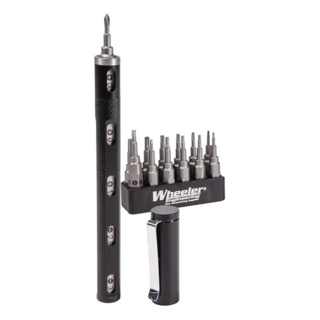 Wheeler Micro Multi-Driver Tool Pen Aluminum 5 Bit Capacity