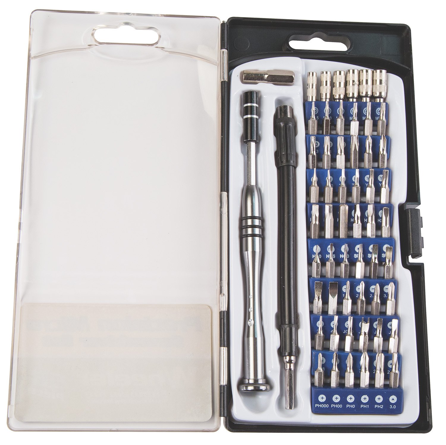 Wheeler 564018 Micro Screwdriver Set 58 Pieces Chrome Plated Steel - Wheeler