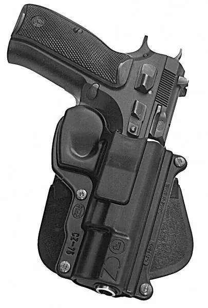 Fobus 75D Standard Paddle Holster CZ 75 Series Right Hand Black - First Samco/Fobus