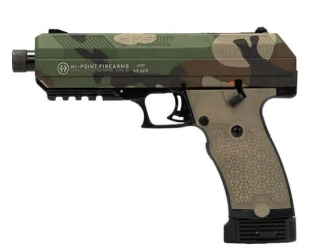 Buy Hi-Point JXP M81 10mm 5.2" TB Semi-Auto Pistol M81 Woodland Camo 10rd online