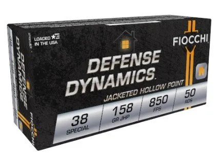 Fiocchi of America Inc. 38B Model - 38 Spec 158gr JHP 50/BX